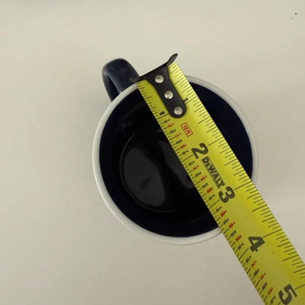 Fish Patterned Navy Mug - Picture 2 of 4